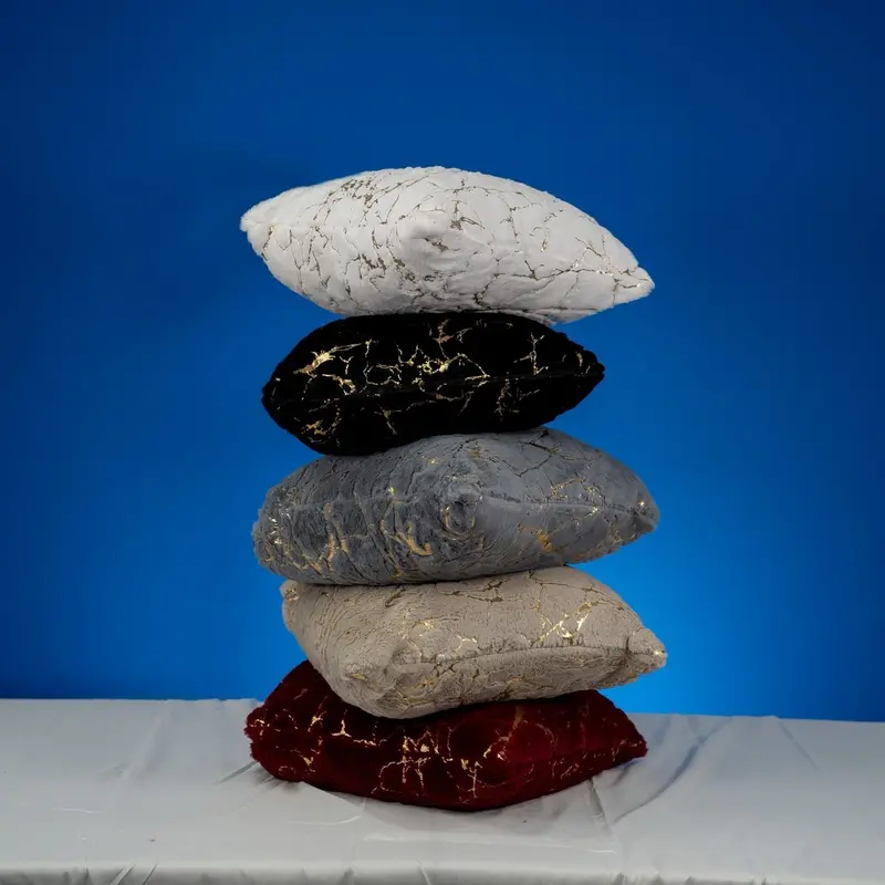 Luxury Marble Pattern Cushion with Soft Filling - Perfect for Your Home Decor 1