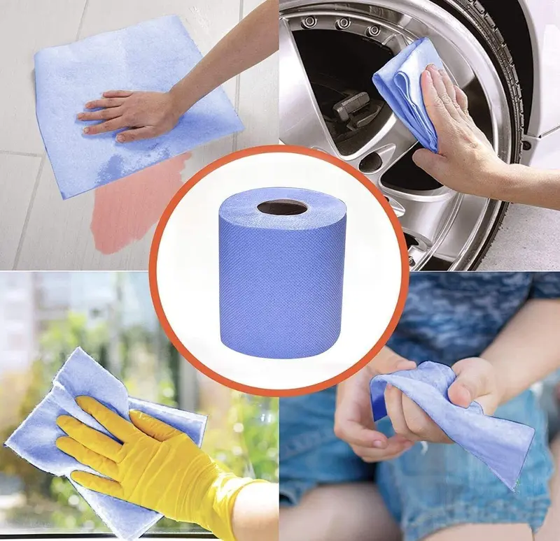 Blue Centrefeed Hand Towel 1 x 6 Rolls - Versatile Use 1