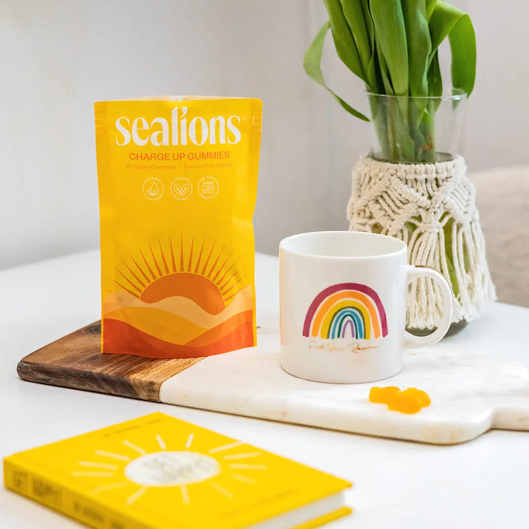 Sealions Vitamins Charge Up Gummies - B-Complex Vitamin Supplement for Energy Support