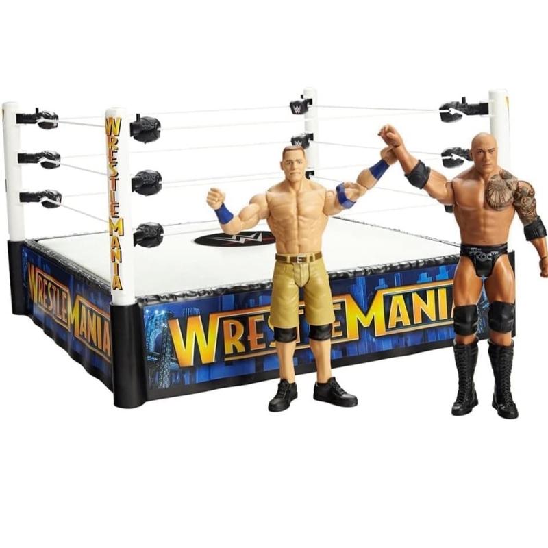 Superstar Ring & Figures Playset - Rock vs John Cena 3