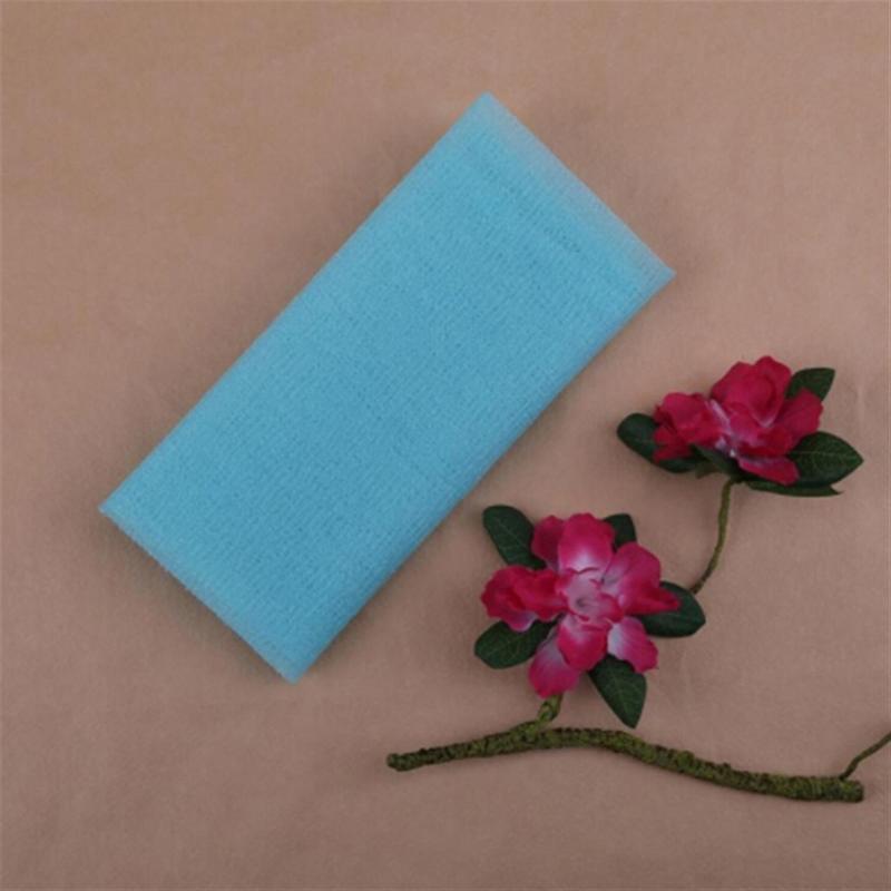 Product Introduction of Body Washing Clean Exfoliate Puff Body Nylon Wash Cloth Bath Towel Mesh Scrub Bodys Treatment Bath Shower Products Solid Color 14