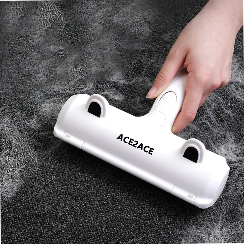ACE2ACE Pet Hair Remover Roller, Reusable Animal Hair Removal Brush for Dogs and Cats, Easy to Clean Fixed Areas Pet Fur from Carpet, Furniture, Rugs, Stairs, bedding and Sofa 1