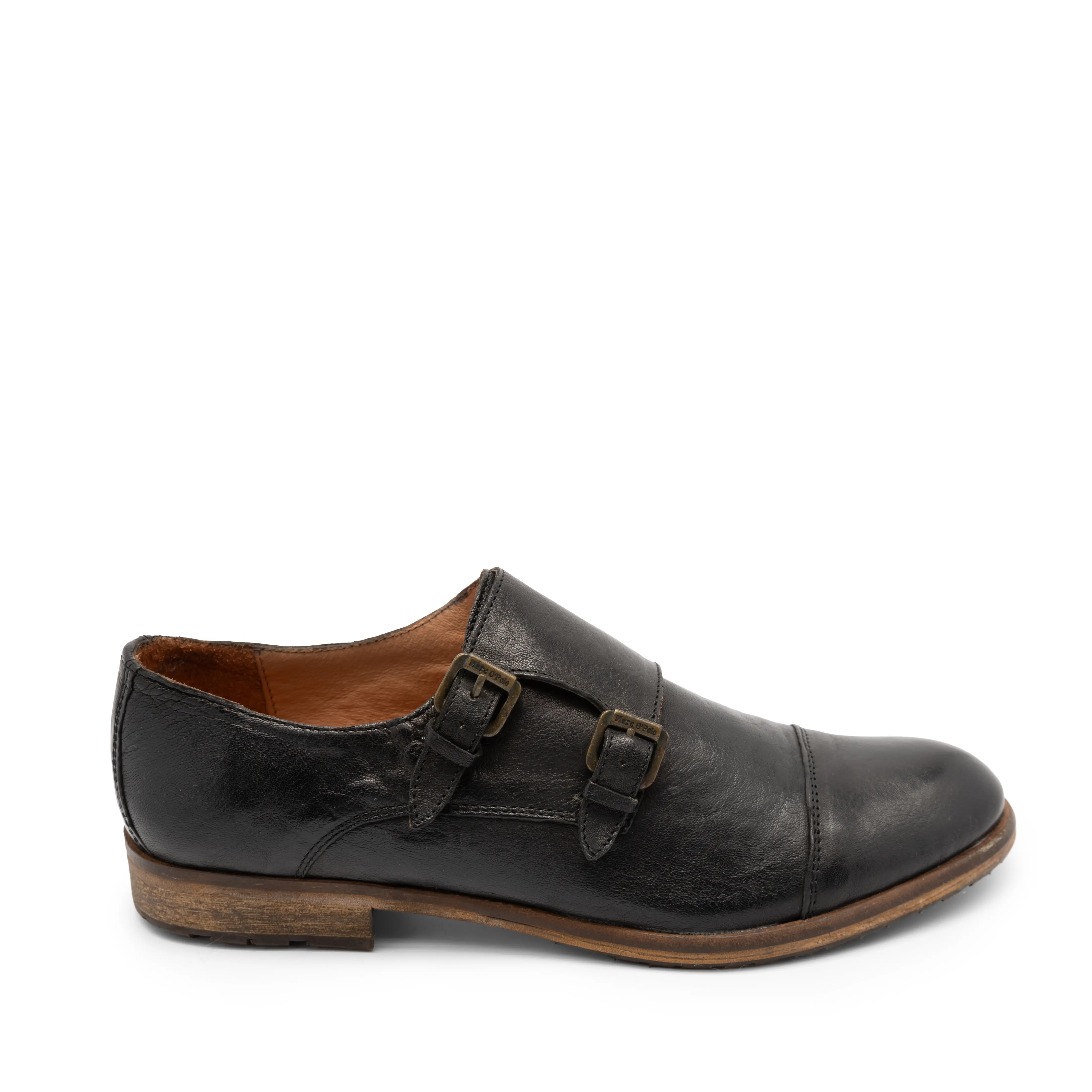 Preowned Marc O Polo 40 IT Black Calfskin Leather Oxford Calfskin Good condition