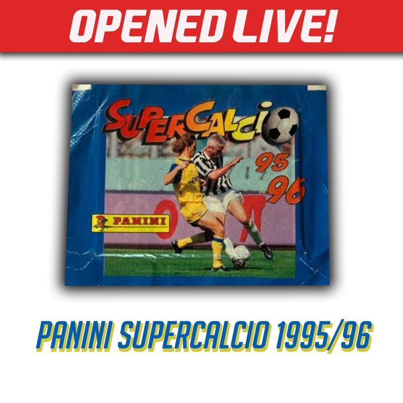 Product Introduction of Panini Supercalcio 1995/96 *RARE* - Sealed Football Pack 0