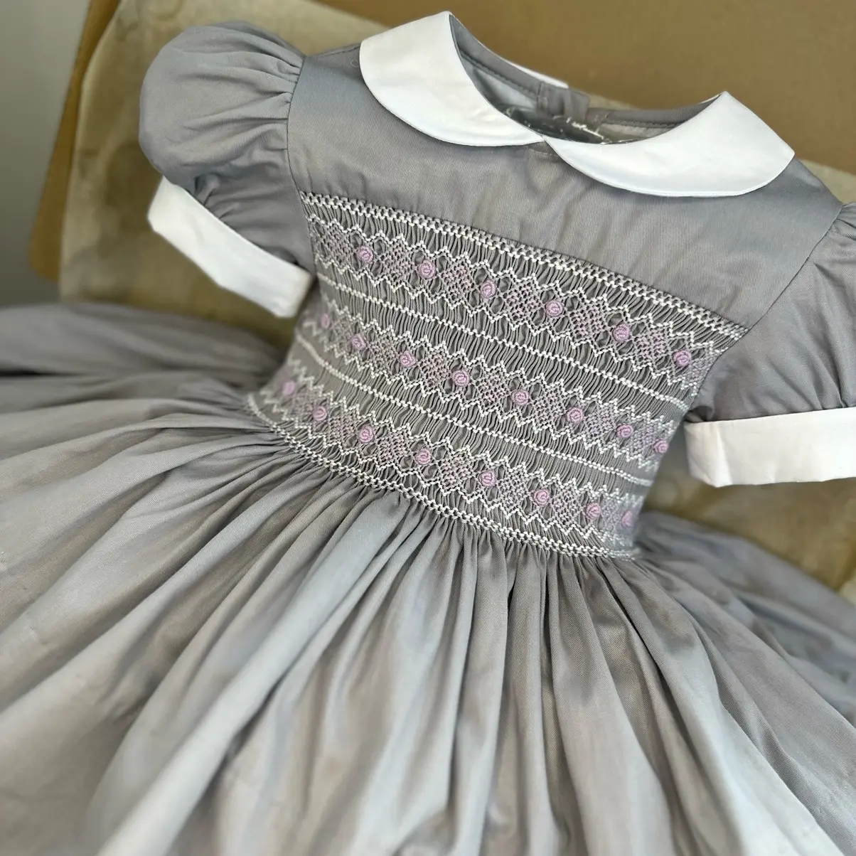 Lilac dream smock dress