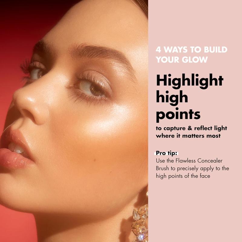 e.l.f. Halo Glow Liquid Filter, Complexion Booster For A Glowing, Soft-Focus Look, Infused With Hyaluronic Acid, Vegan & Cruelty-Free, Concealer Foundation 4