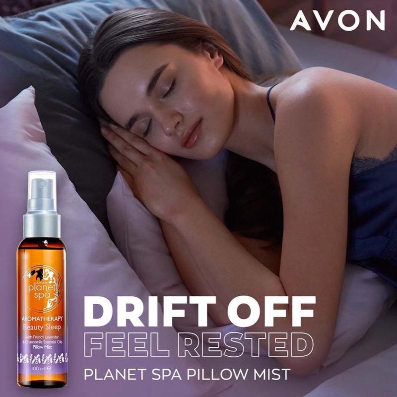 Planet Spa Sleep Ritual Pillow Mist Aromatherapy; the top-rated sleep spray hero, infused with French lavender and chamomile essential oils to help you get the beauty sleep you deserve. Assists sleep, ensures relaxation. oil 5