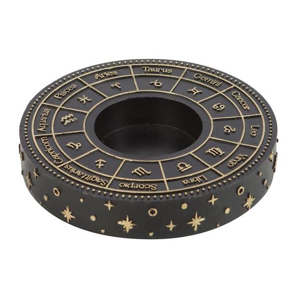 Astrology Wheel Tealight Candle Holder 2