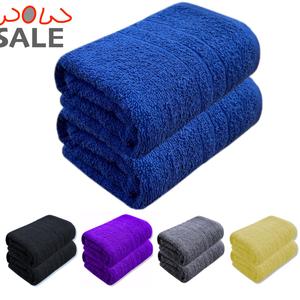 Bath Sheets Big Size Large Jumbo Towels Pure Egyptian Cotton Quick Dry Soft Bathroom Towels Reusable Soft Absorbent Bathroom Lightweight Pack Yarn