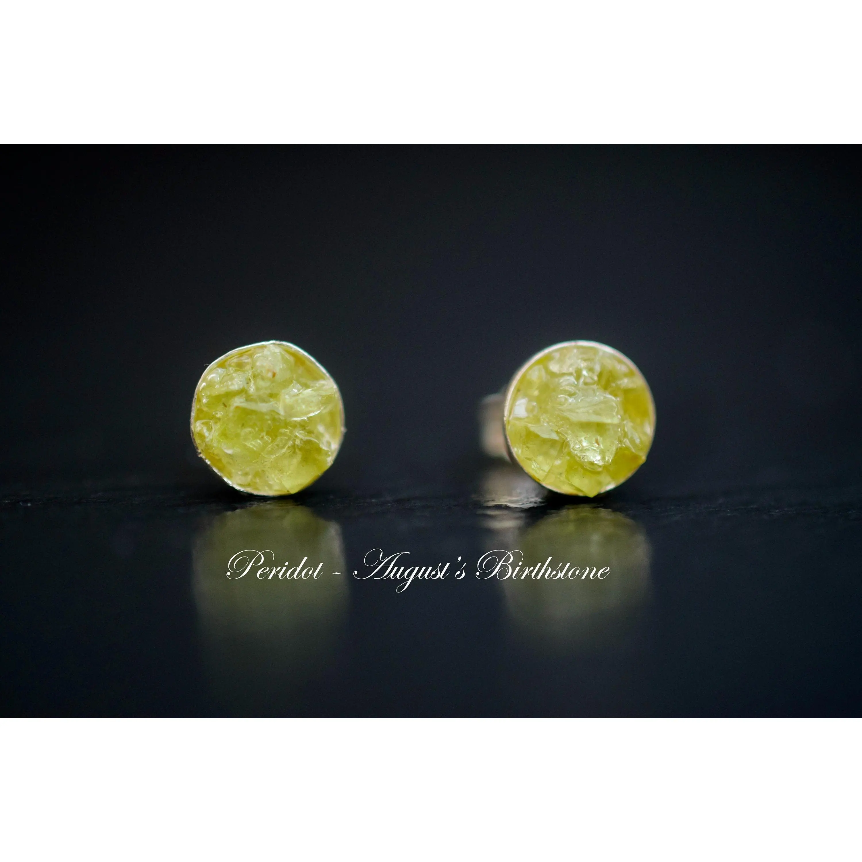 Peridot Stud Earrings