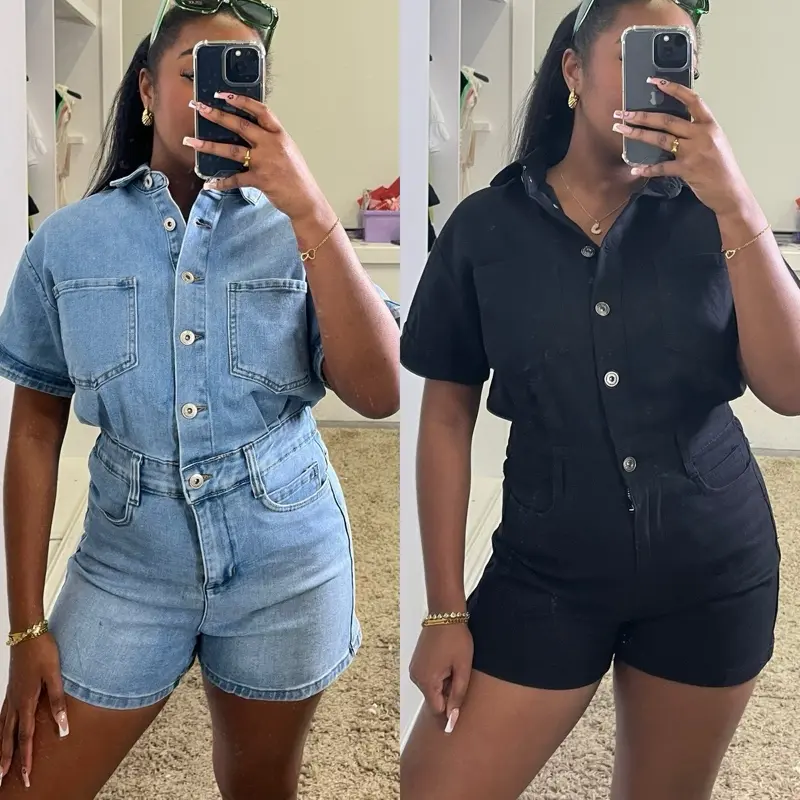 Denim Playsuit