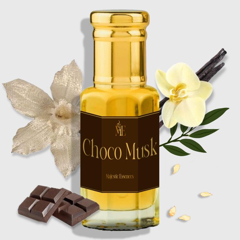 Choco Musk | Unisex Fragrance Oil - Sweet, Powdery, Musky and Amber Notes | Pocket-Sized Oud for All | Perfect Blend of Sweet & Chocolate | Rollerball Application | Classic Line 1