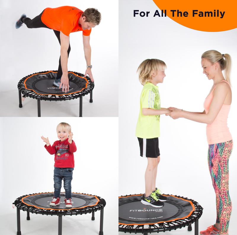 Fit Bounce Pro II Bungee Sprung Rebounder Trampoline 5