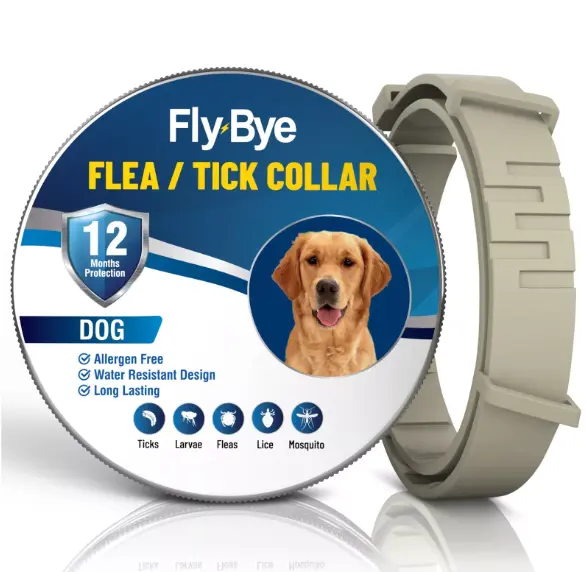 Flea & Tick Collar | Adjustable Protection for Small & Large Dogs | 12-Month Treatment 2