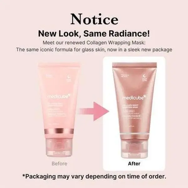 Medicube Collagen Night Wrapping Mask for Skin Care Moisture Cleansing Dewy Repair Sensitive Skin - Moisturizer, Peel Hydrating Moisturizing Comfort Hydrate face