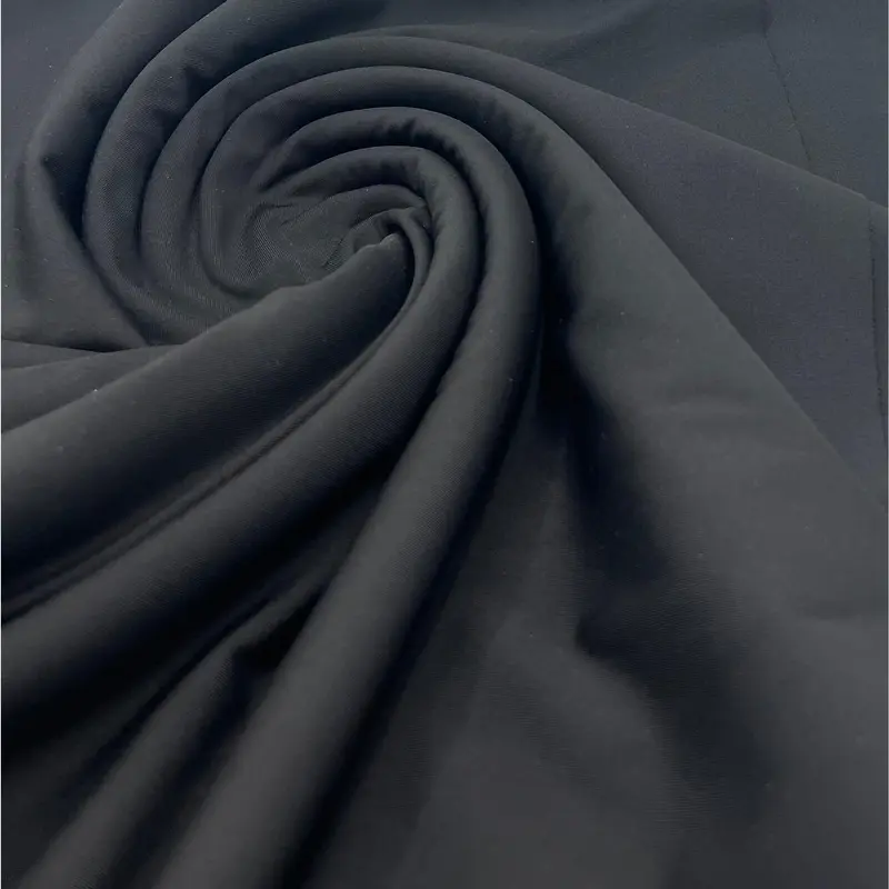 Black Active Sculpting Sportswear Fabric 0