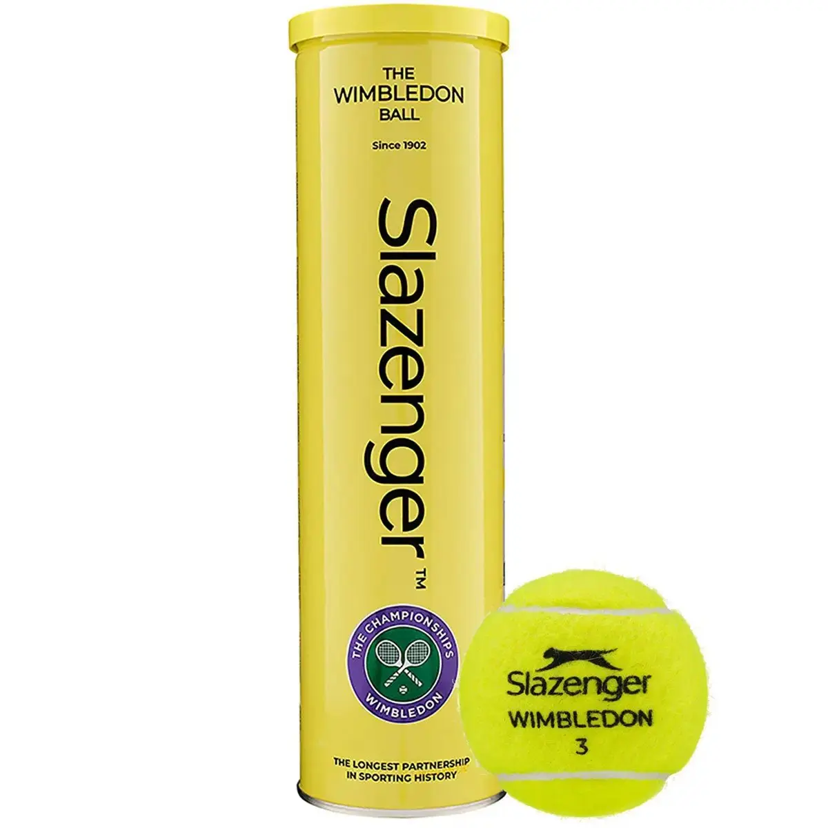 Slazenger Wimbledon Ultra Vis Tennis Balls tennisballs tennisball