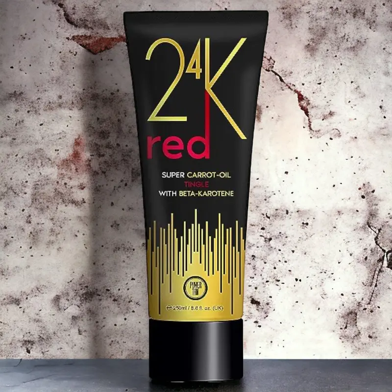 24k Red Super Carrot Oil Tingle Tanning Accelerator 1