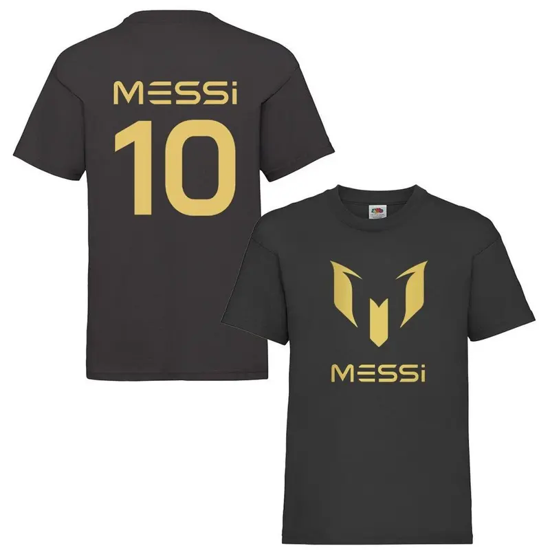 Lionel Messi Inspired Soccer T shirt footy merch Messi Merch Messi TEEs Boys Girls Gift Top Tee 3-13yrs Number 10 #10 0