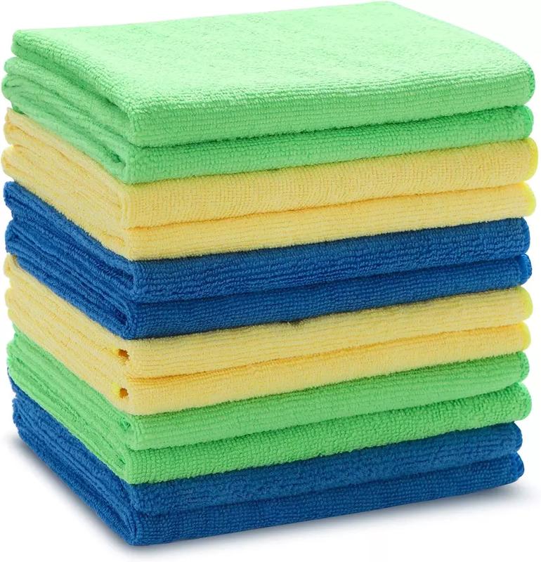 18Pcs Microfibre Cloths for Car Detailing and Cleaning rough  hands 1
