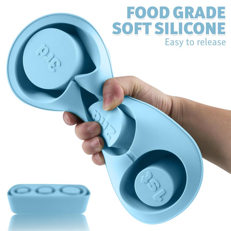 Next Day Delivery - Stanley Cup Ice Mold for 20-30-40 Oz Tumblers with Lid and Bin for Making 3 Cylinder Ice Cubes for Cocktails and Drinks Tray Utensils Kitchen. Reusable Stanley Ice cube tray. Best Silicone Stanley Accessories, Ice Cube Tray for MEOKY, 9