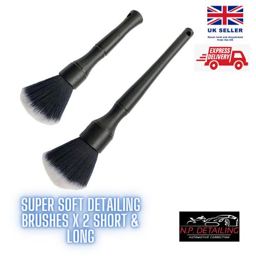 2 x set super soft detailing interior brushes 1