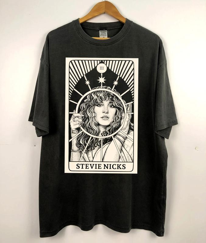 Stevie Concert tshirt, Fleetwood Mac, Stevie Tour, Music Graphic Shirt, Stevie Nicks 2024 Concert T-shirt, Stevie Nicks Fan Merch, Birthday Gift, Tour Shirt, All Weather Clothing, Cotton Pullover 0