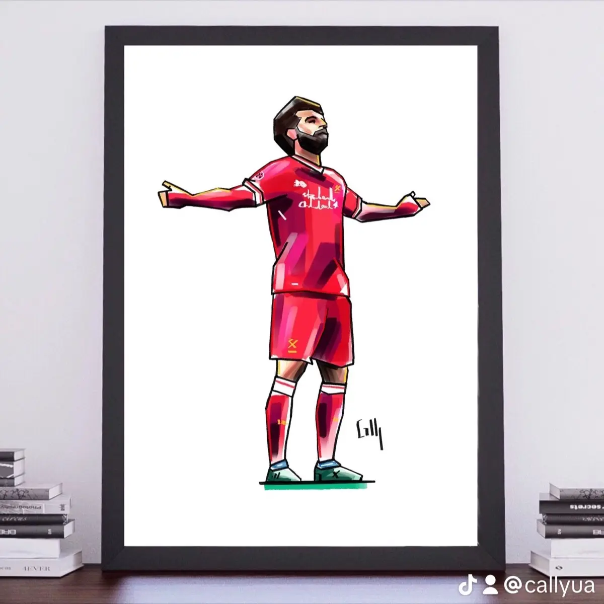 A4 Art Print - Mo Salah vs Manchester City 2018
