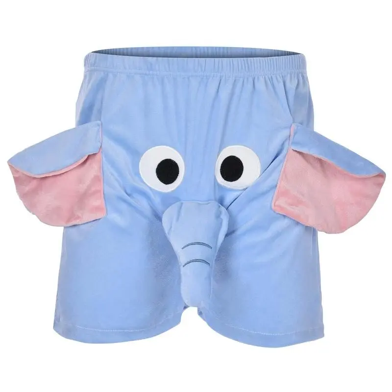 Men Shorts Elephant Boxer Novelty Shorts Humorous Underwear Prank Gifts For Men Animal Themed Boxers Shorts Lingerie Panties 1