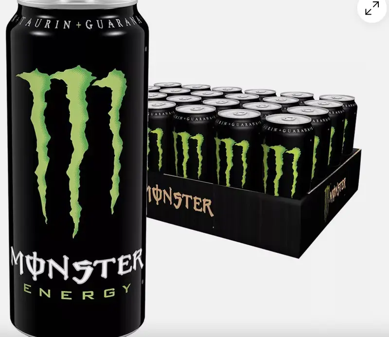 Monster Energy Original 24 Pack 500ml - Sports & Energy Drink - Beverage 1