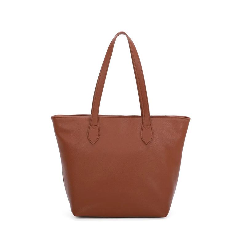 Large Women's Shoulder Bag with Contrast Handle for Work and Travel 7