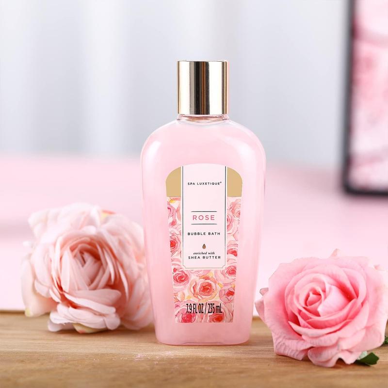 8pcs Rose Bath Gift Set with Body Lotion, Body Butter, Bath Bombs, Bath Gift Sets for Christmas Gifts, Birthday Gifts 2