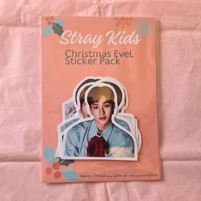 Stray Kids Christmas EveL Sticker Pack | Chan Lee Know Minho Changbin Hyunjin Han Jisung Felix Seungmin I.N Jeongin | KPOP Gifts and Merchandise 0
