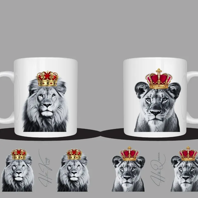 CUSTOMISED HUBBY  AND WIFEY MATCHING MUGS PERFECT FOR ANNIVERSARY OR WEDDING GIFT, personalised with name or date, various designs available 4