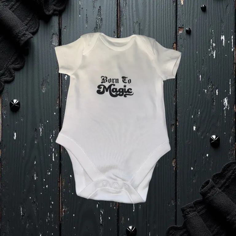 Born To Magic Baby Vest Unisex Boy Girl