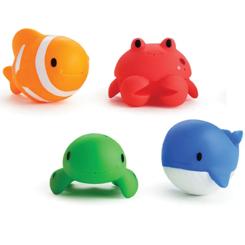 Munchkin Baby Bath Squirters Ocean Animal Buddies Pack of 49m+ 1