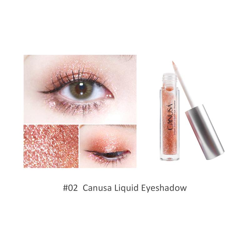 Product Introduction of Canusa Liquid Glitter Eyeshadow -  Quick-Drying for Every Face 2g/0.07 FI0z-Makeup Palette -Blend, Cosmetic 8