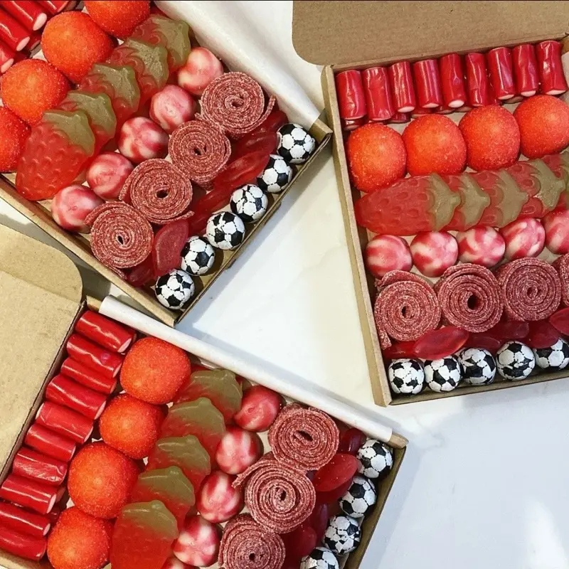 Liverpool inspired sweet box. Liverpool gift. Football sweets Candy Snack