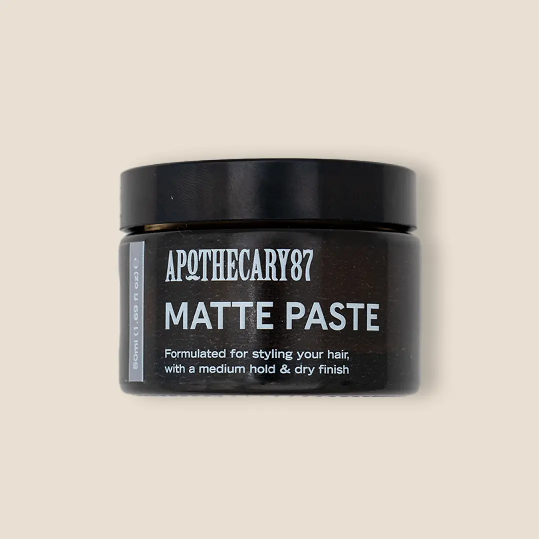 Apothecary 87 Matte Paste | Matte Finish, Medium Hold, Light Weight Hair Styling Paste