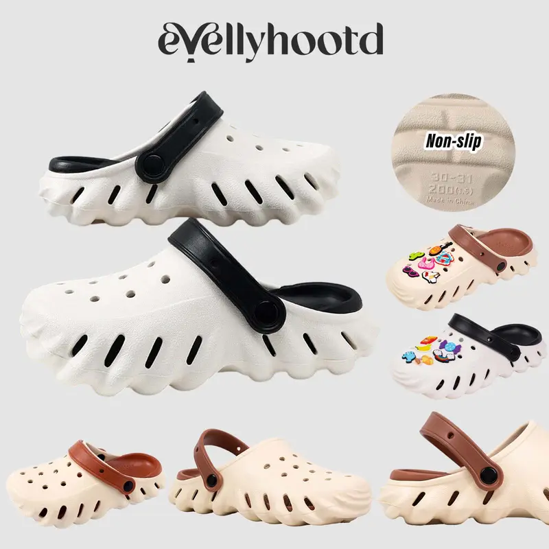 EVELLYHOOTD Detachable Cloud Slide Non Slip Super Soft Sandals Easy Clean Slippers Pillow Slippers 7