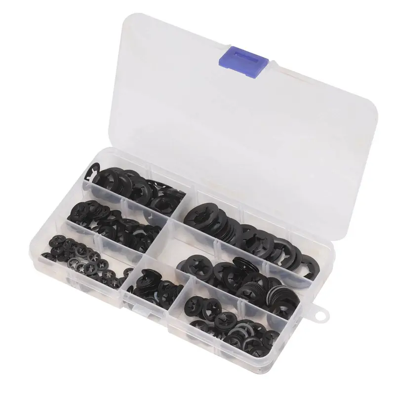 280pcs/340Pcs Starlock Washers Push On Lock Star Tooth Grab Fastener Clips Lock Sets - M3-M12 Sizes 8