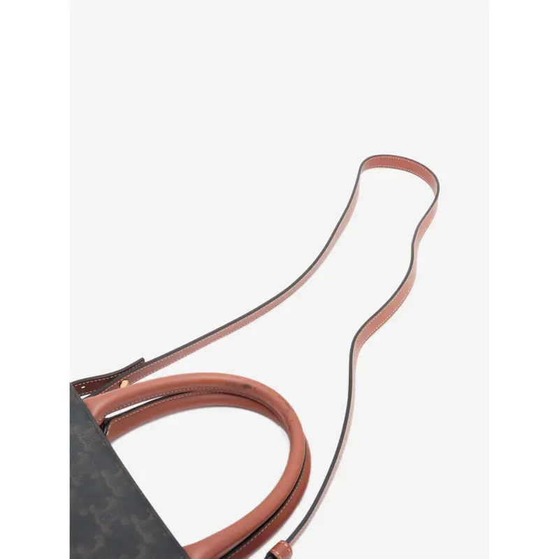 Preowned Celine Bag - Brown Triomphe Vertical Cabas Tote Bag 4
