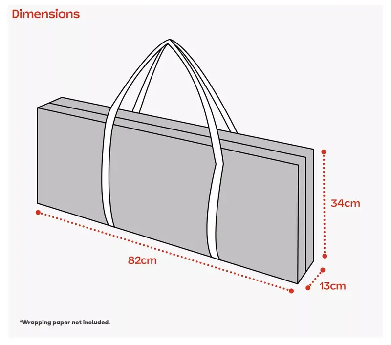 Christmas Xmas Wrapping Paper Storage Bag Organizer for Tidy Gift Wrap Decoration 4