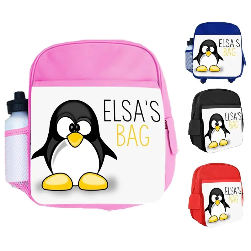 Personalised Kids Backpack Any Name Generic Design Boys Girls kid School Bag 41 7