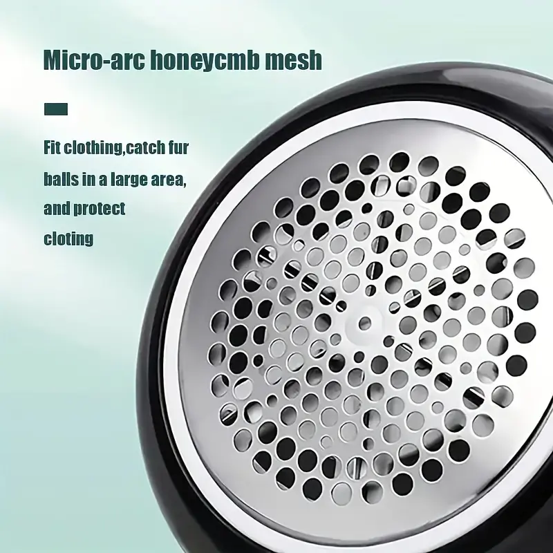 1set, Fabric Shaver, Electric Lint Remover, USB Rechargeable Sweater Shaver, Power Lint Shaver, Fuzz Remover, Pilling Remover, Portable Hairball Trimmer For Clothes, Bedding, Furniture, Carpet, Sofa, Cleaning Supplies, Cleaning Gadgets 6
