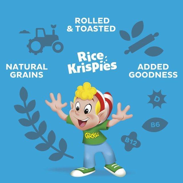 2x Kellogg's Rice Krsipies Big Pack of 660G with toasted Rice Cereal, fortified with Vitamins and Iron and approx of  22 Servings 1