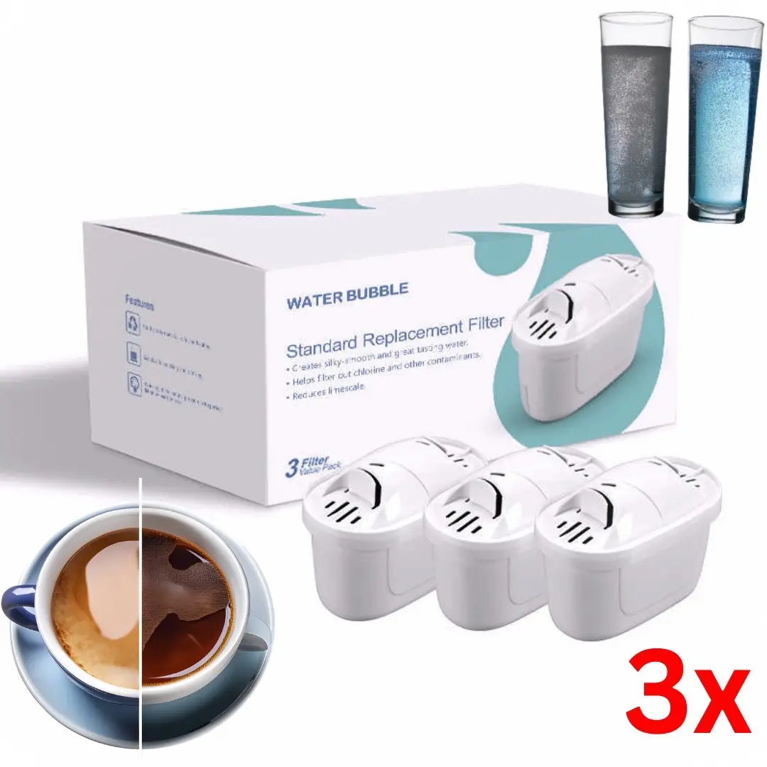 Brita Maxtra+ Plus, Maxtra Pro All-in-1 Water Filter Cartridges, White, Pack of (3)