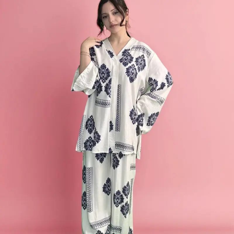 Mist House Fashion | Amira Boho Luxe 2-Piece Set (UK 8-16) Womenswear Comfort 0