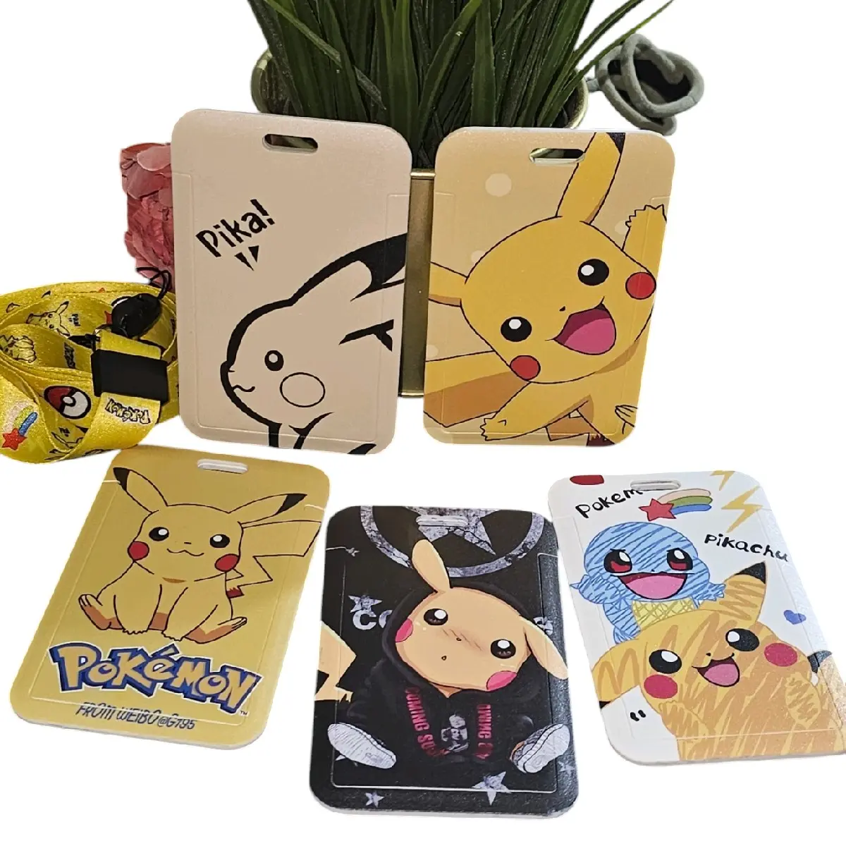 ID card holder and lanyard