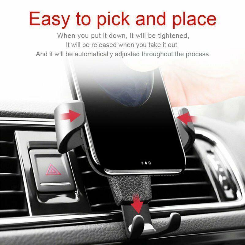 Universal Mobile Car Phone Holder Air Vent Gravity Design Mount Cradle Stand 3